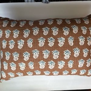 Threshold toss pillow 14x20 inches. Cottage core. Rustic. Prairie. Western